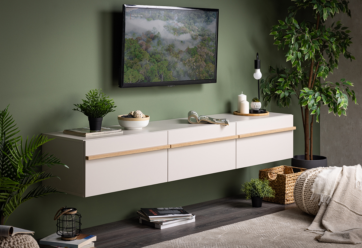 Απεικονίζεται το έπιπλο σε ένα σαλόνι.